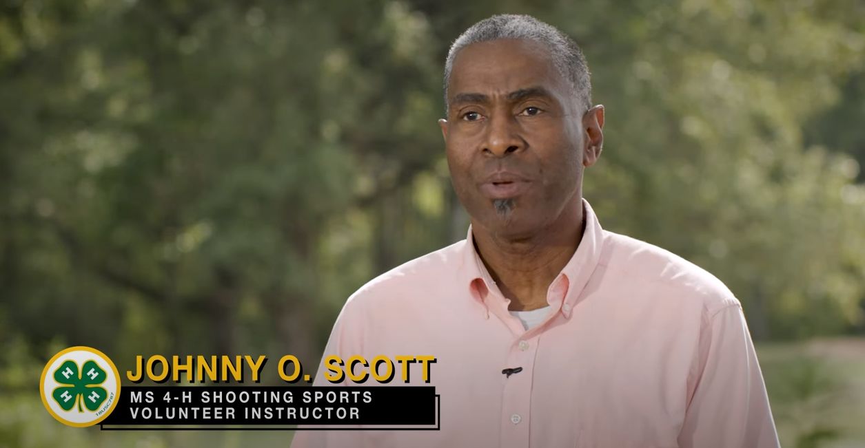 Johnny featured in a Mississippi State University video for the 4-H Club as an instructor.