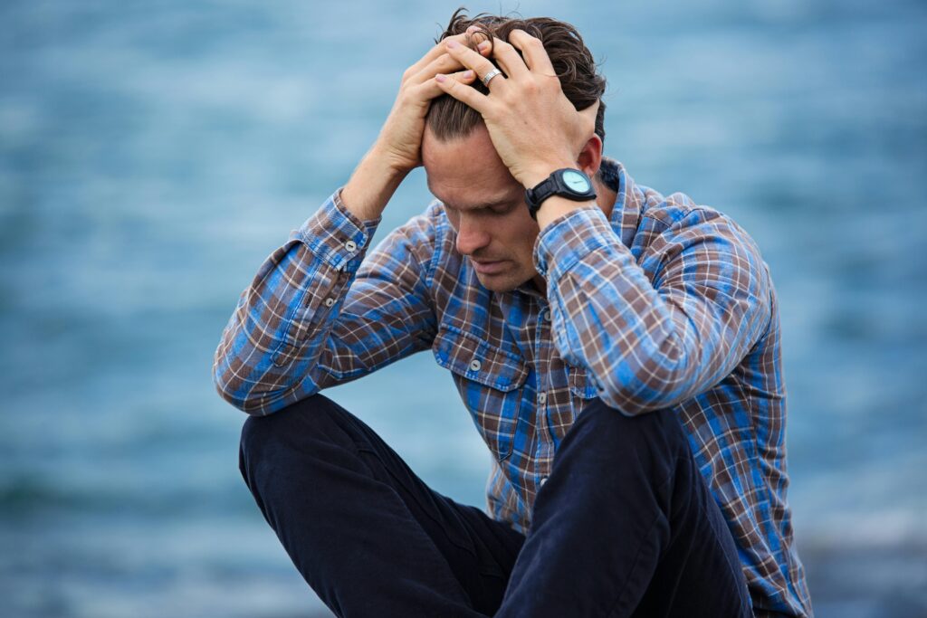 Man in distress